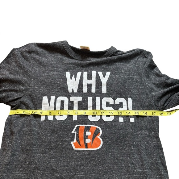 Cincinnati Bengals Shirt Mens Small Homage Gray Long Sleeve NFL Football - Picture 5 of 7